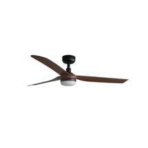 Вентилятор  Faro Вентилятор Punt M LED черный/темное дерево DC арт. 120713