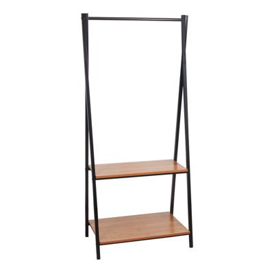 Вешалка AksHome Вешалка стойка напольная Capella, черный, лдсп арт. ZN-126441