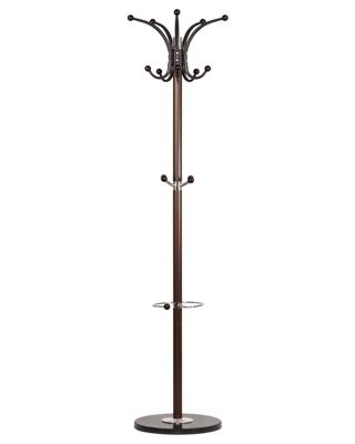 Вешалка DOBRIN Вешалка напольная DOBRIN CLYDE, чёрный мрамор, коричневый под дерево арт. LM-Y-238_BM-MR_M-brown-tree