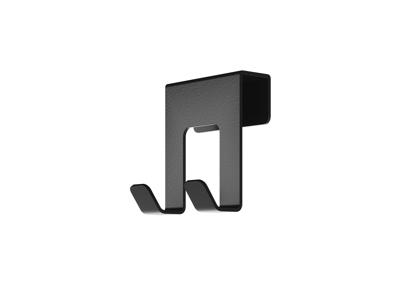 Вешалка Ellipsefurniture Крючок двойной для вешалки Stripe M, L (черный) арт. ST032964102