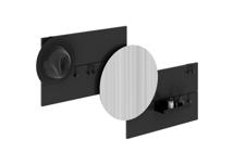 Вешалка Ellipsefurniture Вешалка Stripe M горизонтальная с зеркалом D 60 см (черный) арт. ST01570210240