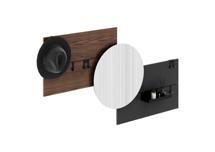 Вешалка Ellipsefurniture Вешалка Stripe M горизонтальная с зеркалом D 60 см (орех, черный) арт. ST01577614840