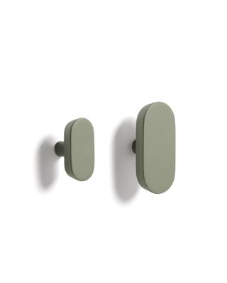 Вешалка La Forma (ех Julia Grup) Набор из 2 вешалок Arely из бука с зеленым лаковым покрытием, 6,5 см/10 см арт. 424375