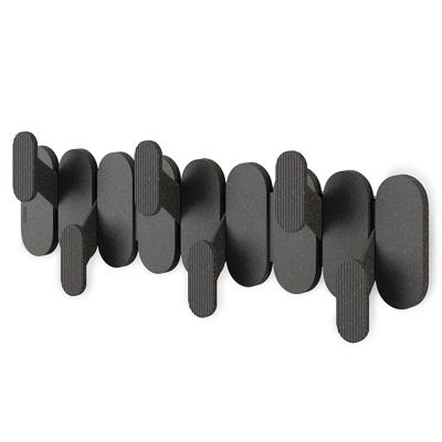 Вешалка Umbra Вешалка настенная tempo, 6 крючков, черная арт. 1022941-040