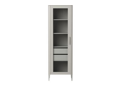 Витрина Ellipsefurniture Витрина Type oak стеклянная высота 200 см L (серо-бежевый) арт. TY010205030101