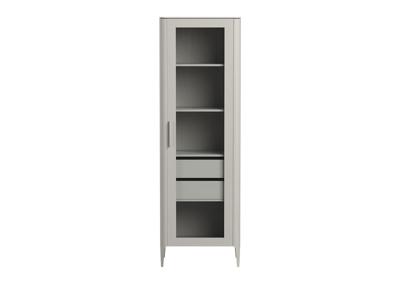 Витрина Ellipsefurniture Витрина Type oak стеклянная высота 200 см R (серо-бежевый) арт. TYR10205030101