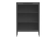 Витрина Ellipsefurniture Витрина Type стеклянная высота 150 см (темно-серый) арт. TY010306020101