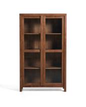 Витрина La Forma (ех Julia Grup) Витрина Norani из массива акации с отделкой шпоном акации, 110 x 185 см арт. 498328