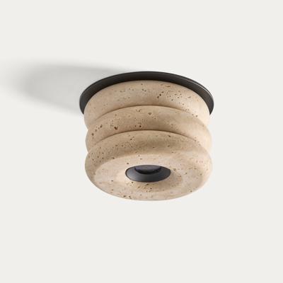 Встраиваемый светильник Aromas del Campo Встраиваемый потолочный светильник Mart T0301/3 травертин арт. 504204