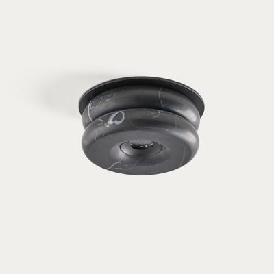 Встраиваемый светильник Aromas del Campo Встраиваемый потолочный светильник Mart T0301/2 черный мрамор арт. 504202