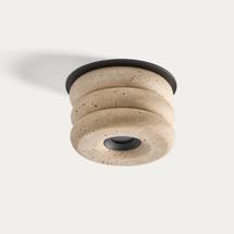 Встраиваемый светильник Aromas del Campo Встраиваемый потолочный светильник Mart T0301/3 травертин арт. 504204