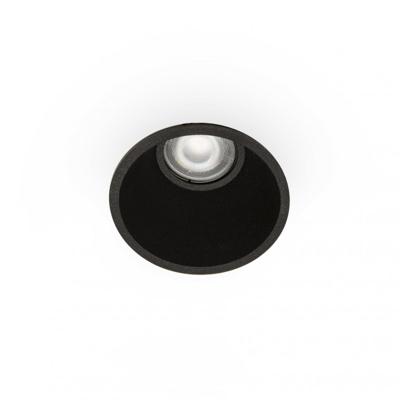 Встраиваемый светильник Faro Встраиваемый круглый светильник Fresh черный IP44 арт. 060521