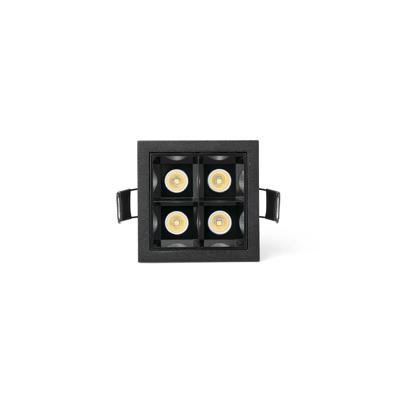 Встраиваемый светильник Faro Встраиваемый светильник TROOP 4x2W черный-черный 48є 4000K CRI90 арт. 263849