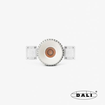 Встраиваемый светильник Faro Tulipa Белый встраиваемый даунлайт без рамки 7W 15° 2700K CRI90 DALI арт. 134634