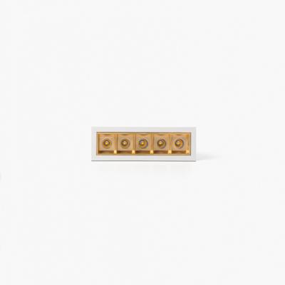 Встраиваемый светильник Faro Встраиваемый светильник TROOP 5x2W бело-золотой 15° 4000K CRI90 арт. 128607