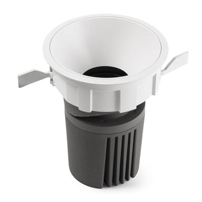 Встраиваемый светильник Faro Встраиваемый светильник DEEP90 R белый 36° 4000K CRI95 HONEYCOMB арт. 128265