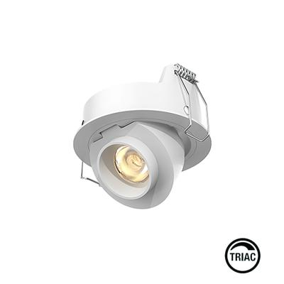 Встраиваемый светильник Faro Встраиваемый светильник ALIA 8W белый 24є 3000K TRIAC арт. 228259