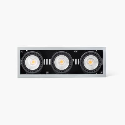 Встраиваемый светильник Faro Встраиваемый светильник MINI COLIN-3 серый LED FOOD 75W BREAD 56° арт. 134282