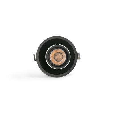 Встраиваемый светильник Faro Встраиваемый светильник TULIPA DOWN ORI 7W 3000K CRI90 15° черный TRIAC арт. 186511