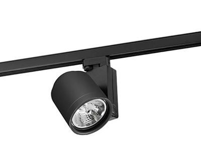 Встраиваемый светильник Faro Трековый светильник Cylinder черный QR111 100W арт. 108699