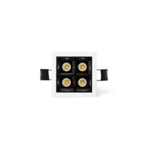 Встраиваемый светильник Faro Встраиваемый светильник TROOP 4x2W черно-белый 36є 2700K CRI90 арт. 262453