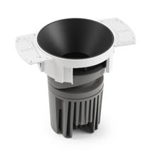 Встраиваемый светильник Faro Deep 90 Downlight круглый без рамки черный 15° 3000K CRI95 STRIPY арт. 132216