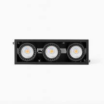 Встраиваемый светильник Faro Встраиваемый светильник mini Colin-3 черный LED 54-75W FASHION 3100K 20° арт. 133963