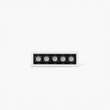 Встраиваемый светильник Faro Встраиваемый светильник TROOP 5x2W бело-черный 48° 3000K CRI90 арт. 128604