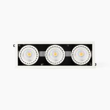 Встраиваемый светильник Faro Встраиваемый светильник Mini Colin-3 белый LED CRI95 54-75W 2700K 56° арт. 134163
