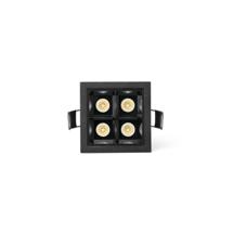 Встраиваемый светильник Faro Встраиваемый светильник TROOP 4x2W черно-белый 15є 2700K CRI90 арт. 263755