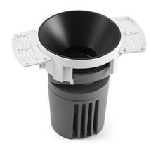 Встраиваемый светильник Faro Встраиваемый светильник DEEP 78 R SMARCO черный 15° 2700K CRI90 STRIPY арт. 189171