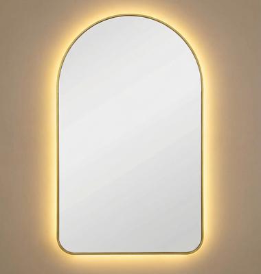 Зеркало Art-Zerkalo Arch M LED Gold Зеркало в раме с подсветкой арт. SM120LGL