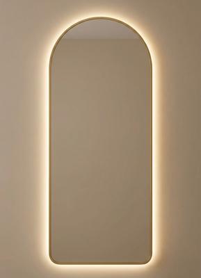 Зеркало Art-Zerkalo Arch XL LED Gold Зеркало в полный рост в раме с подсветкой арт. SM121LGL