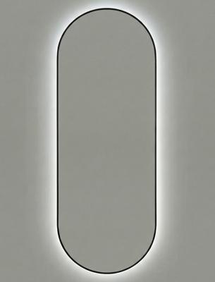 Зеркало Art-Zerkalo Kapsel XL LED Black Зеркало в полный рост в раме с подсветкой арт. SM005LBL