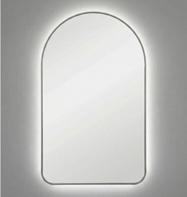 Зеркало Art-Zerkalo Arch M LED Silver Зеркало в раме с подсветкой арт. SM120LSL