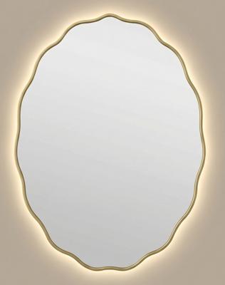 Зеркало Art-Zerkalo Fancy Oval LED Gold Зеркало в раме с подсветкой арт. SM193LGL