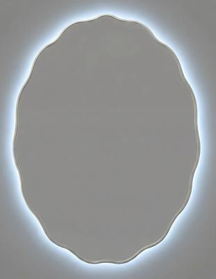 Зеркало Art-Zerkalo Fancy Oval LED Silver Зеркало в раме с подсветкой арт. SM193LSL