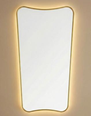 Зеркало Art-Zerkalo Sky L LED Gold Зеркало в раме с подсветкой арт. SM133LGL