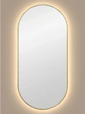 Зеркало Art-Zerkalo Kapsel M LED Gold Зеркало в раме с подсветкой арт. SM004LGL