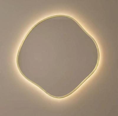 Зеркало Art-Zerkalo Organic M LED Gold Зеркало в раме с подсветкой арт. SM127LGL