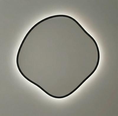 Зеркало Art-Zerkalo Organic M LED Black Зеркало в раме с подсветкой арт. SM127LBL