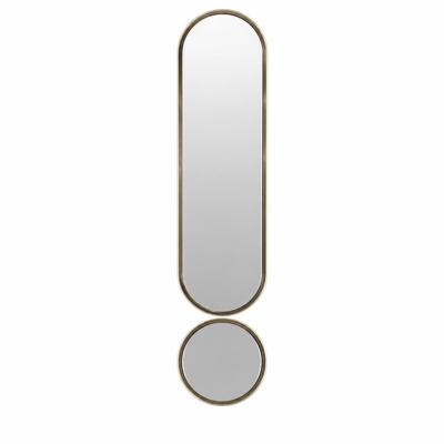 Зеркало Art-Zerkalo Deko mod.1 Gold Сет из 2-х зеркал 35*125 см, Ø35 см арт. SM071GL