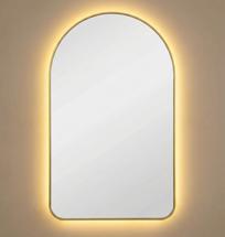 Зеркало Art-Zerkalo Arch M LED Gold Зеркало в раме с подсветкой арт. SM120LGL