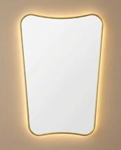 Зеркало Art-Zerkalo Sky M LED Gold Зеркало в раме с подсветкой арт. SM131LGL