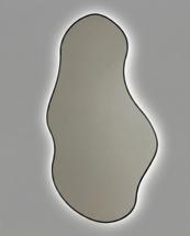 Зеркало Art-Zerkalo Lake LED Black Зеркало в раме с подсветкой арт. SM124LBL