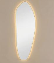 Зеркало Art-Zerkalo Organic XL LED Gold Зеркало в полный рост в раме с подсветкой арт. SM125LGL