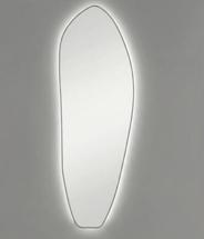 Зеркало Art-Zerkalo Organic XL LED Silver Зеркало в полный рост в раме с подсветкой арт. SM125LSL