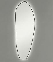 Зеркало Art-Zerkalo Organic XL Black Зеркало в полный рост в раме с подсветкой арт. SM125LBL