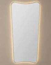 Зеркало Art-Zerkalo Sky XL LED Gold Зеркало в полный рост в раме с подсветкой арт. SM132LGL