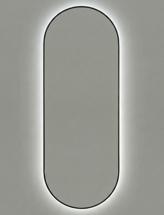 Зеркало Art-Zerkalo Kapsel XL LED Black Зеркало в полный рост в раме с подсветкой арт. SM005LBL